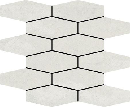 Mosaic hexa slim backstage white