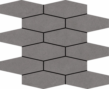 Mosaic hexa slim backstage dark gray